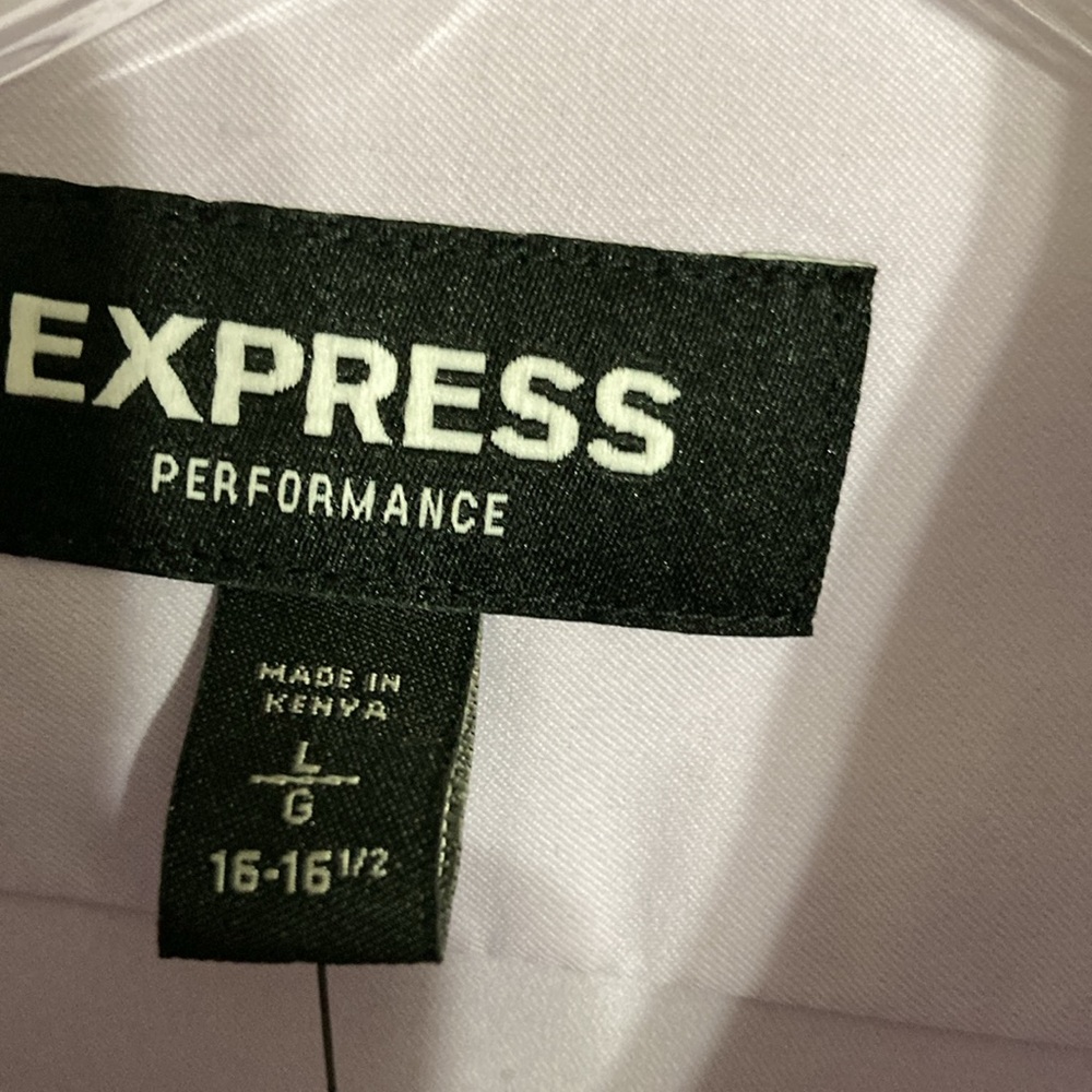Express Lilac long sleeve dress shirt size large NWT - Picture 3 of 5